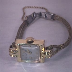 *Vintage Solid 14K LeCoultre Watch, Works